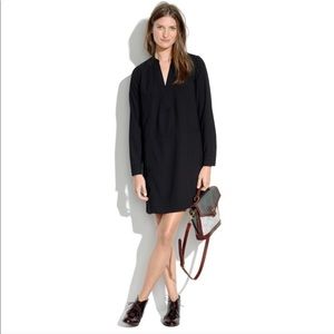 Madewell Directors Long-Sleeve Shift Dress l